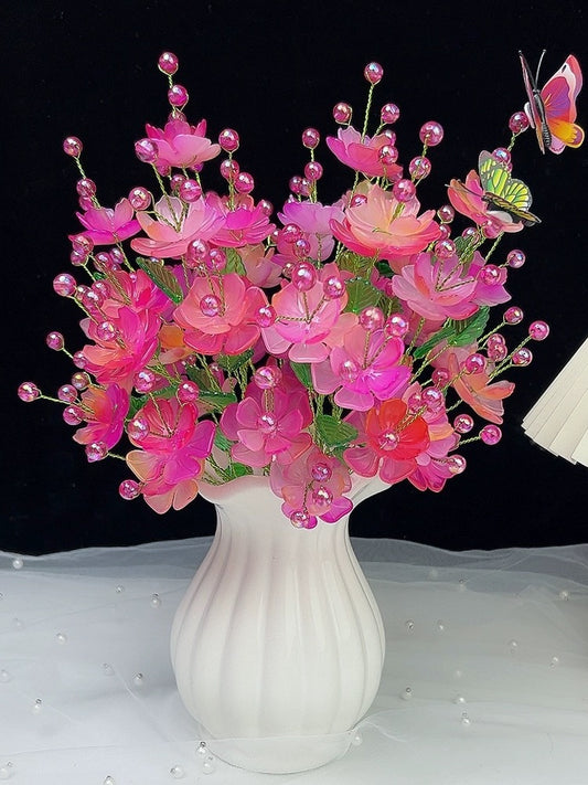 Handmade diy beads sakura flower set raw material whole sets multil color