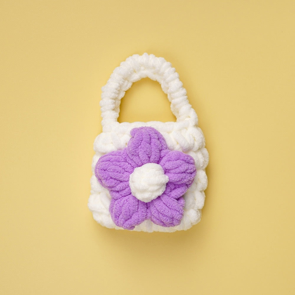 Cute Crochet Bag Woven Earphone Storage Bag Handmade Headphones Boxes Portable Knitted Headset Covers Holder Case Accessory