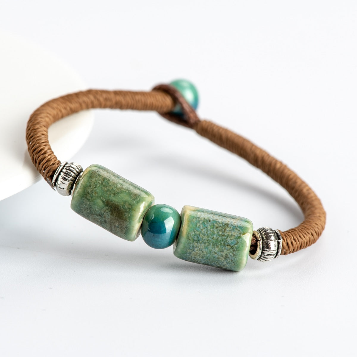 Jingdezhen ceramics beaded bracelets Bangles Love Boho Ceramic jewelry for women drop shipping #HY461