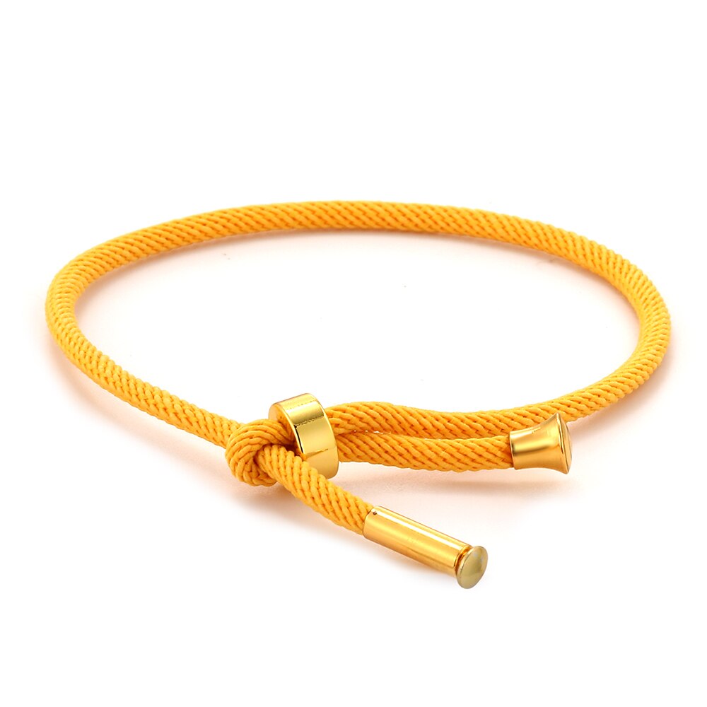 Charm Braided Chain Bracelet for Men Gold Color Women&#39;s Link Bracelets Milanese Rope Wristband Boho Couple Bracelet Gifts Friend