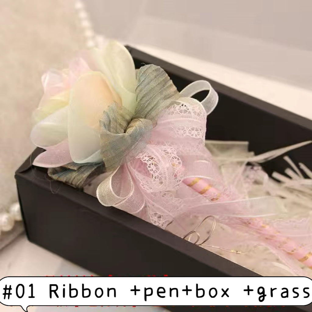Colorful chiffon ribbon yard DIY rose flower handcraft birthday gift for friends