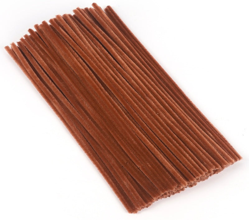  Cuttte Pipe Cleaners Craft Supplies - 300pcs Brown