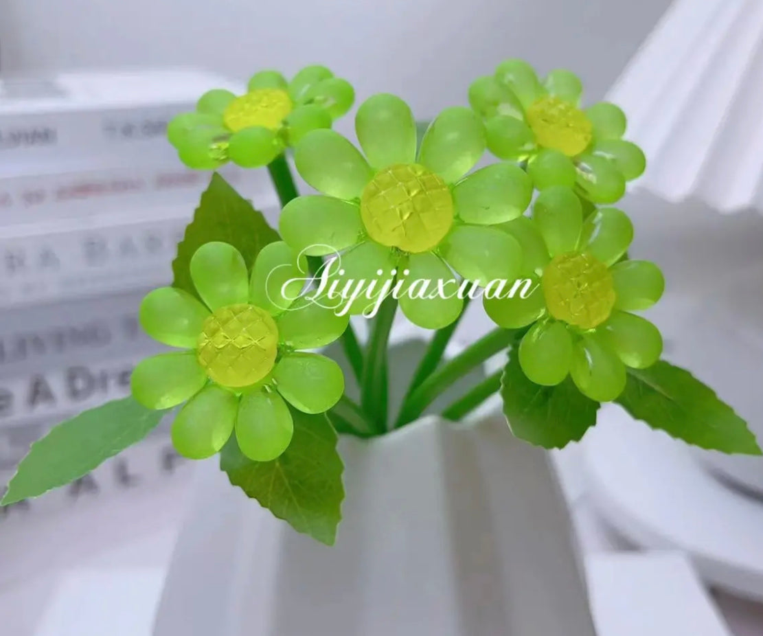 Handmade diy beads sunflower raw material whole sets multil color New arrivel !