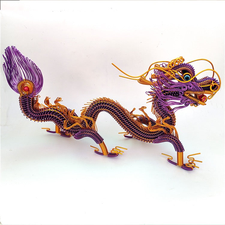 Amazing handcraft Chinese dragon intangible cultural heritage weaving handmade gift