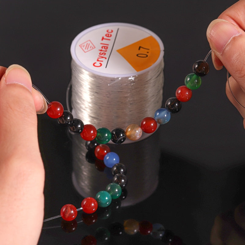 Elastic Line Jewelry Making 100M Plastic Crystal DIY Beading Stretch CordsSupply Wire String jewelery thread String Thread