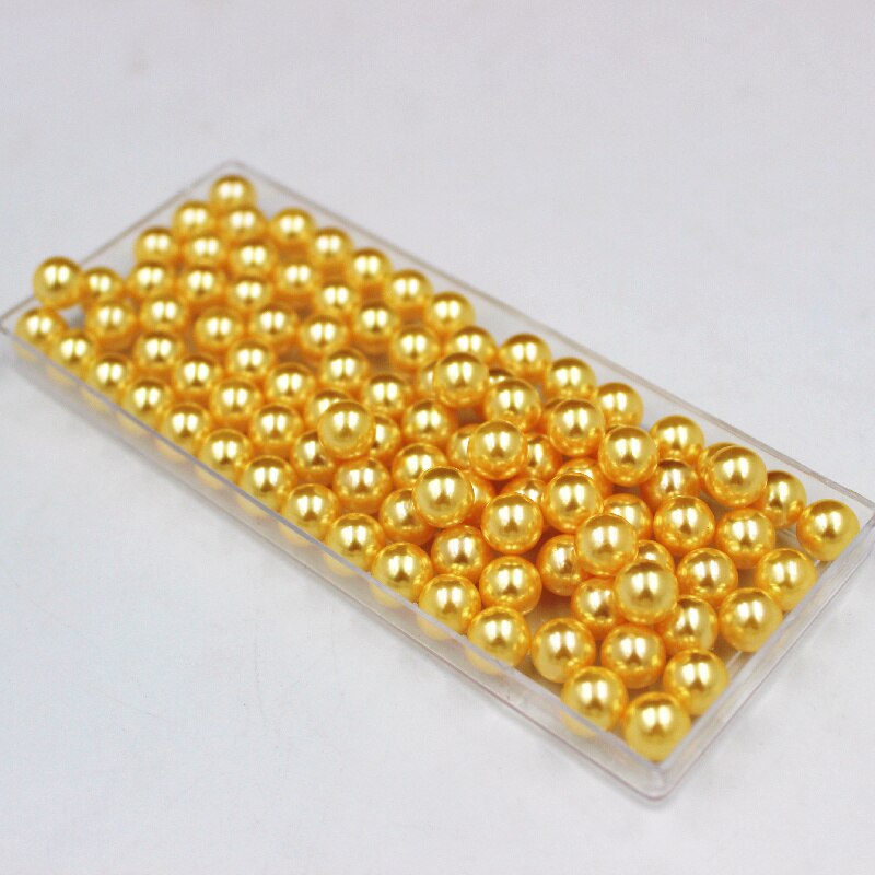 3/4/6/8/10mm Putaran UV Resin Manik-manik Mutiara Imitasi Tidak Ada Lubang Longgar perhiasan Kalung Membuat Kerajinan