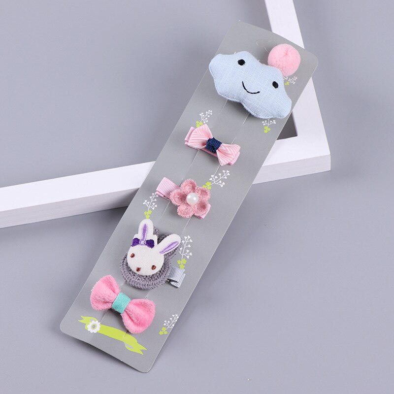 Korea Kawaii Princess Cartoon Hairpins Girls Kids Hair Clips Pin Barrettes Accessories For Children Hairclip Ornaments Headdress