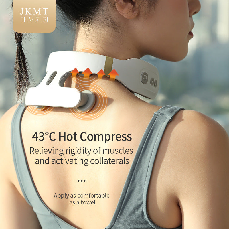 Neck&Shoulder Massager Heated Pulse Intelligent Automatic High Quality - Duo Fashion