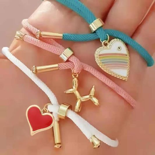 Charm Braided Chain Bracelet for Men Gold Color Women&#39;s Link Bracelets Milanese Rope Wristband Boho Couple Bracelet Gifts Friend