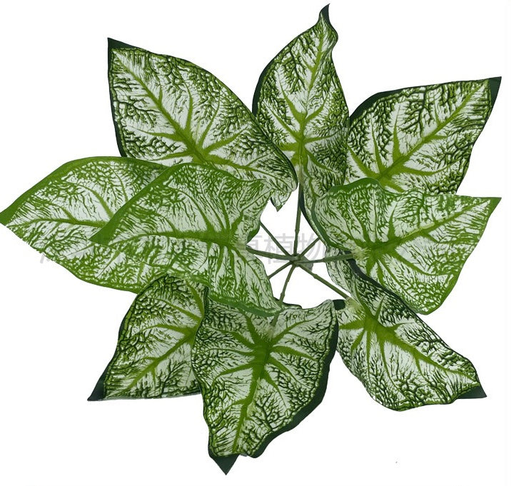 Handmade diy artificial flower leaf green tree for home craft decoration