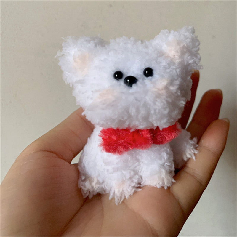 Pipe Cleaner Wool Fuzzy Wire Handmade DIY Kits For Cute Doll Dog Cat Making 2pcs 1 Meter/pcs