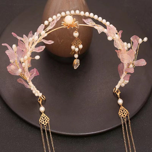 Handmade headband DIY coloured glaze flower hair productscustom gift personalized accessories