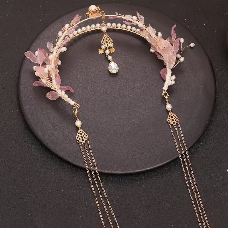 Handmade headband DIY coloured glaze flower hair productscustom gift personalized accessories - Duo Fashion