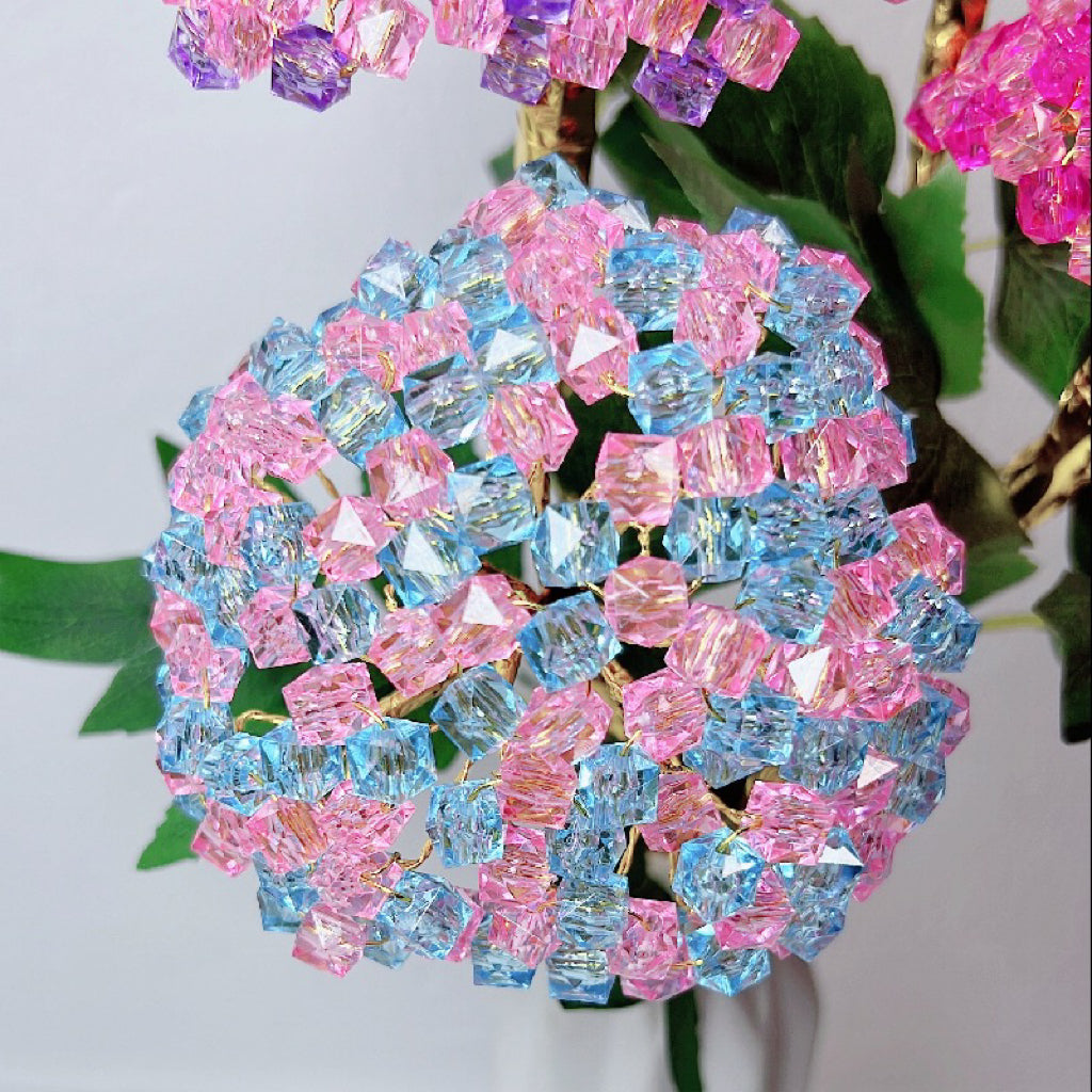 Conjuntos completos diy hechos a mano, bola feliz multicolor, flor, decoración del hogar, pétalos, perlas, accesorios de materia prima