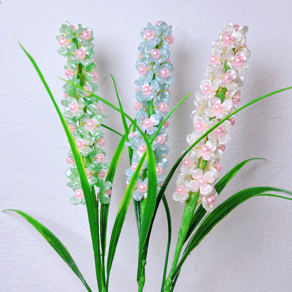 Handmade diy whole sets multi color Hyacinth Flower home decoration petal pearls beads raw material accessories
