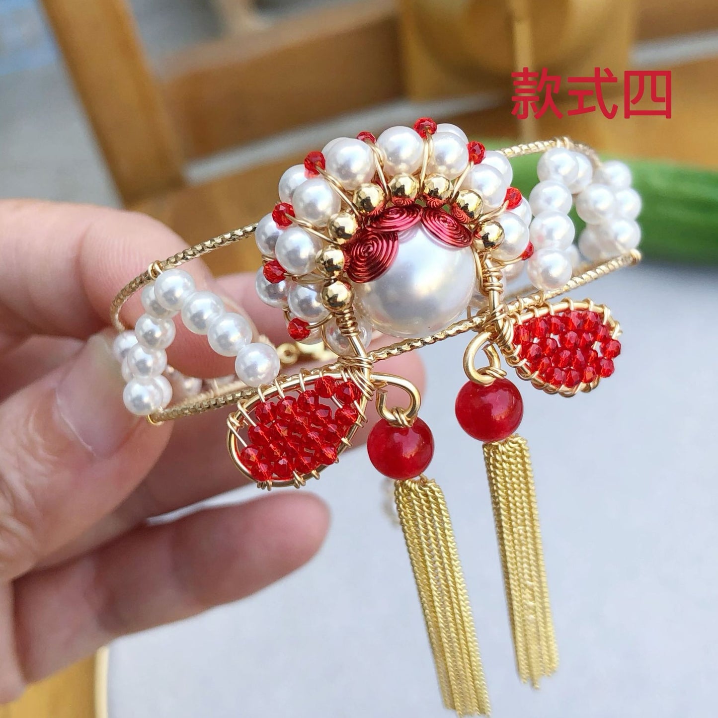 Diseño de pulsera de cultura hecha a mano, accesorios de regalo de cumpleaños personalizados de la Ópera de Pekín