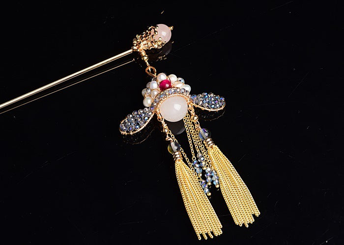 Buatan tangan budaya anting-anting kalung gelang jepit rambut Peking Opera aksesoris kustom pribadi