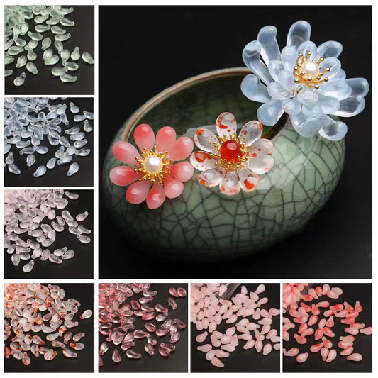 Handmade jewelry succulent plant flower diy raw material custom gift personalized accessories