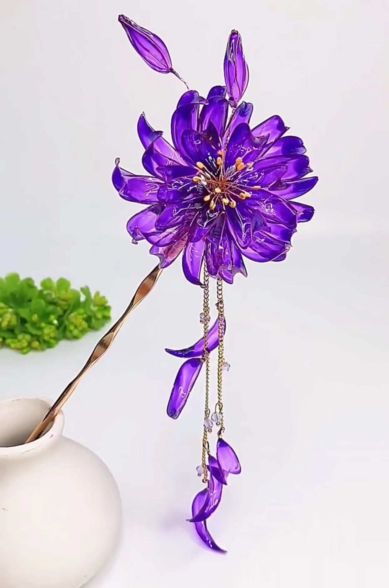 Handmade flower hairpin hair clip hair products personalized birthday gift accessories