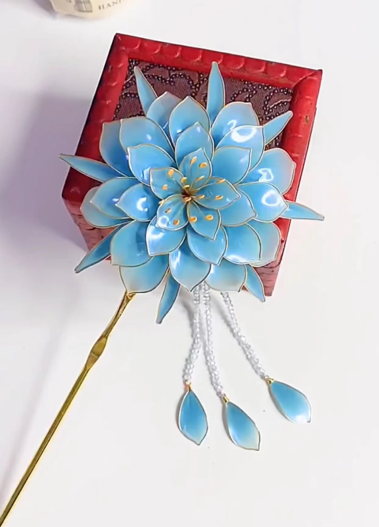 Bunga buatan tangan jepit rambut produk aksesoris hadiah ulang tahun yang dipersonalisasi