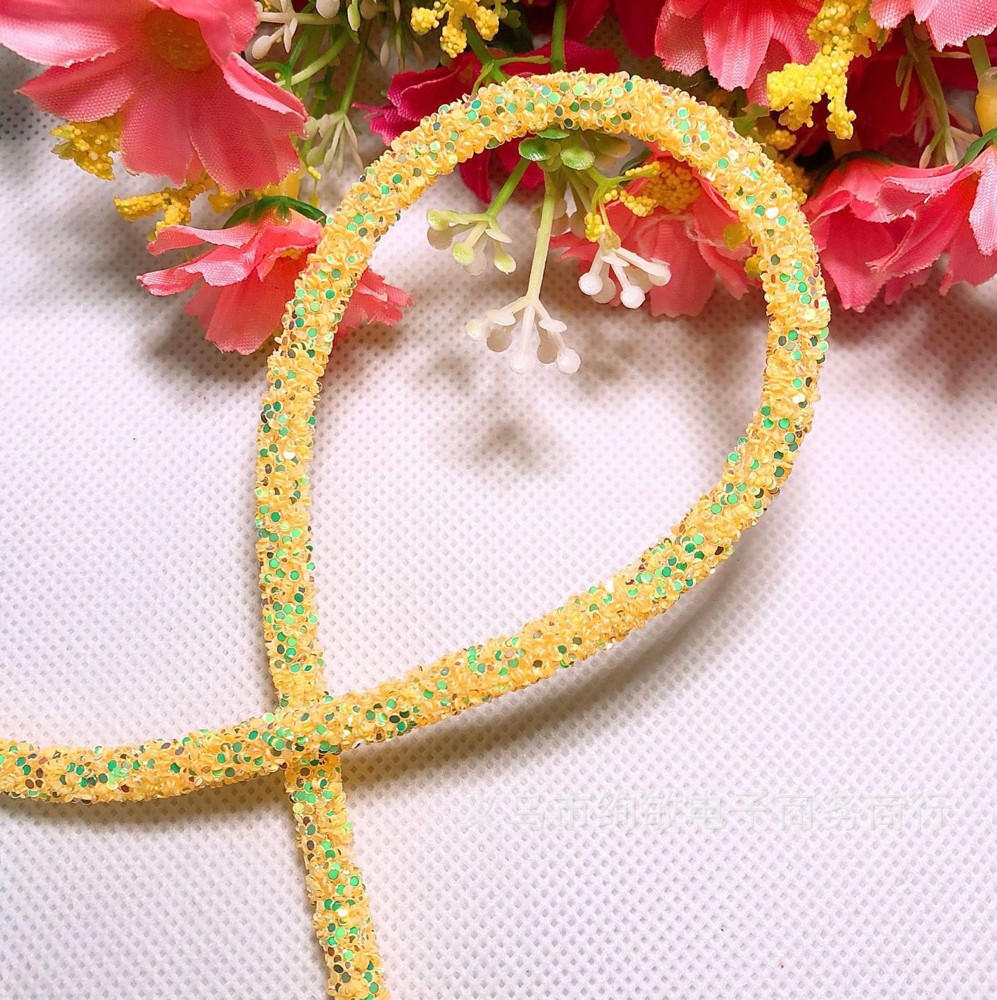 Handmade diy jewelry sequin strips for earrings hair products accessories