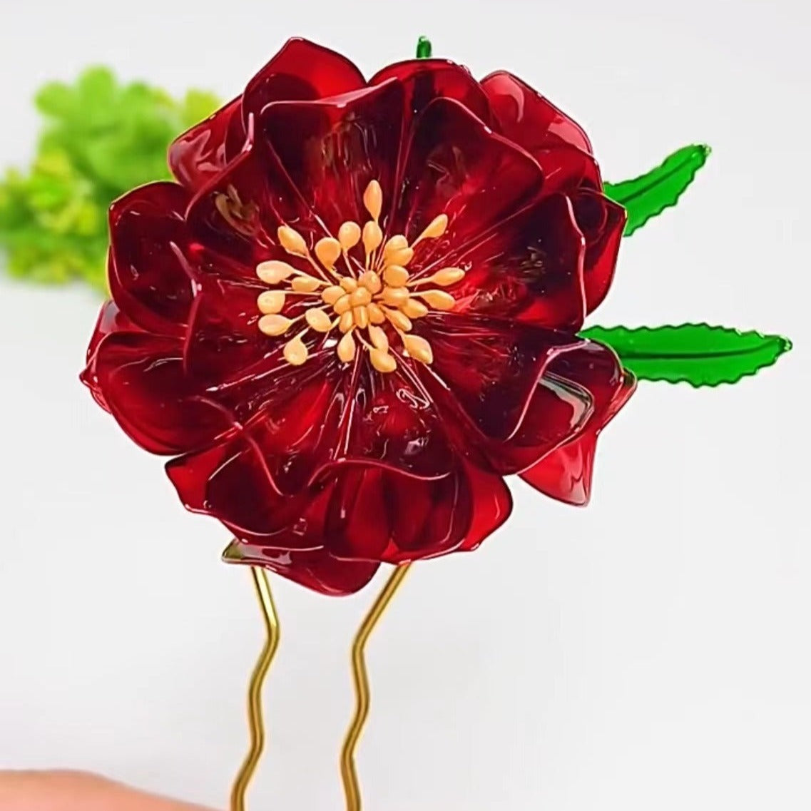 Buatan tangan DIY bahan baku bunga rambut pin kustom hewan bunga hadiah aksesoris pribadi