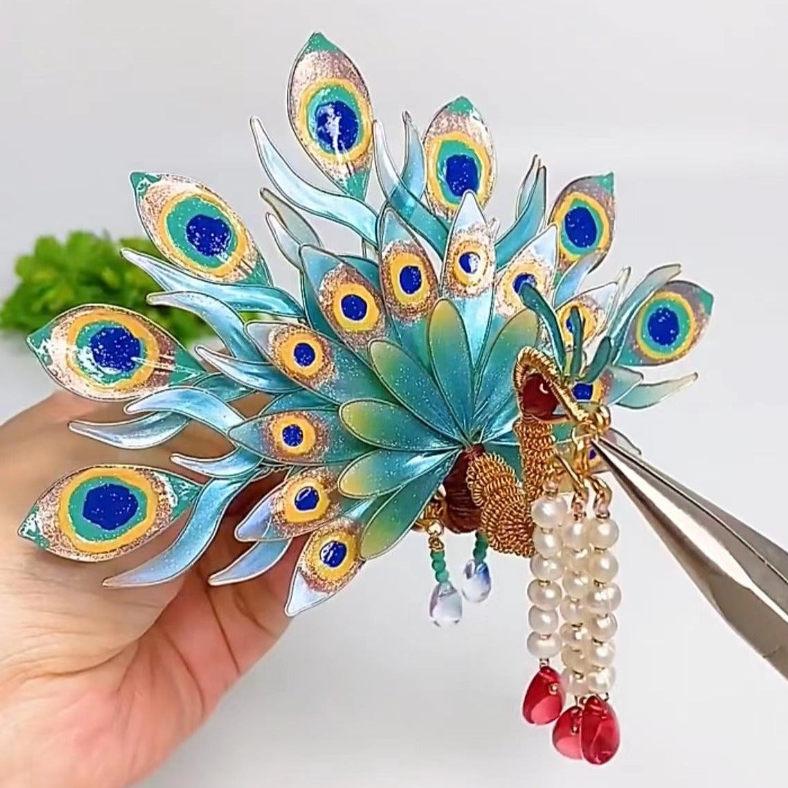 Buatan tangan DIY bahan baku bunga rambut pin kustom hewan bunga hadiah aksesoris pribadi