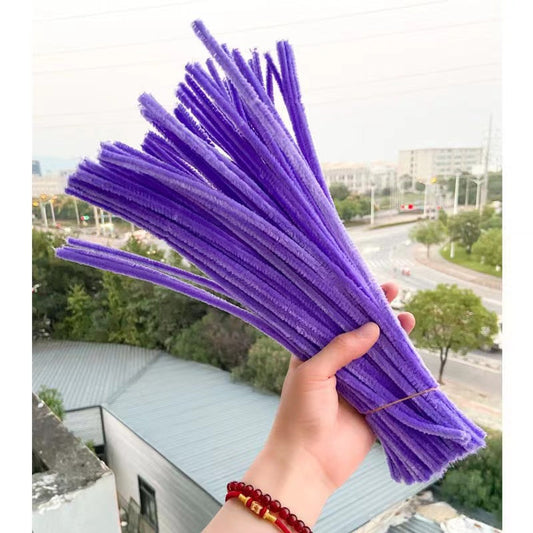 Fun DIY pipe cleaner raw material multi color for flowers home decor hand craft cute animal birthday gift
