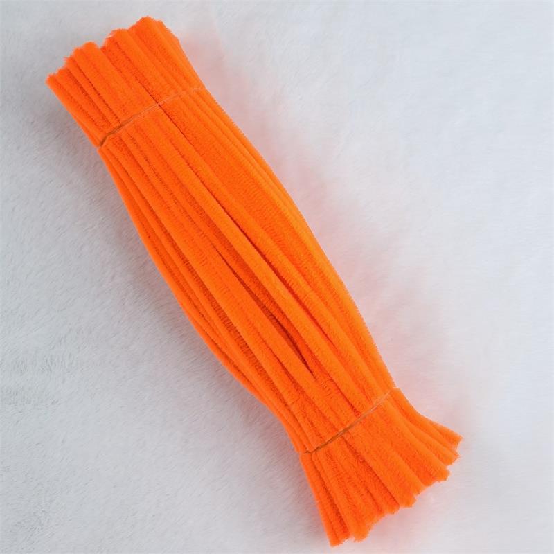 15 Bright Colour 15mm Super Chunky 30cm Chenille Stems Craft Pipe Cleaners
