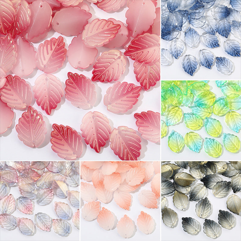 Handmade DIY raw materail flower coloured glaze hair pin flower gift personalized accessories