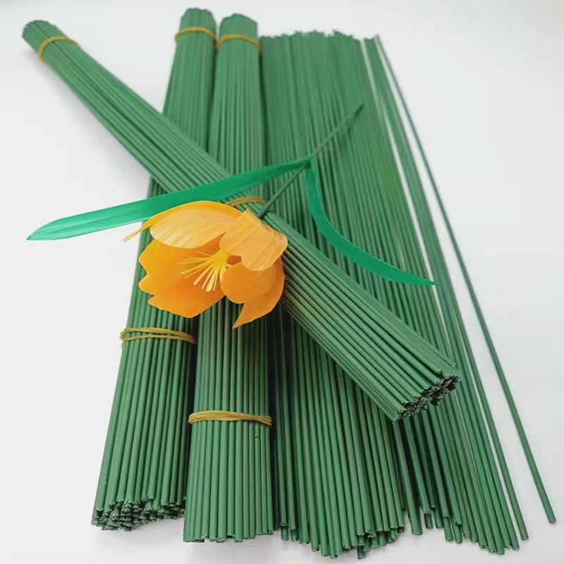 DIY raw material flower stem rod 30pcs with 1pcs free flora tape handcraft for flower birthday gift