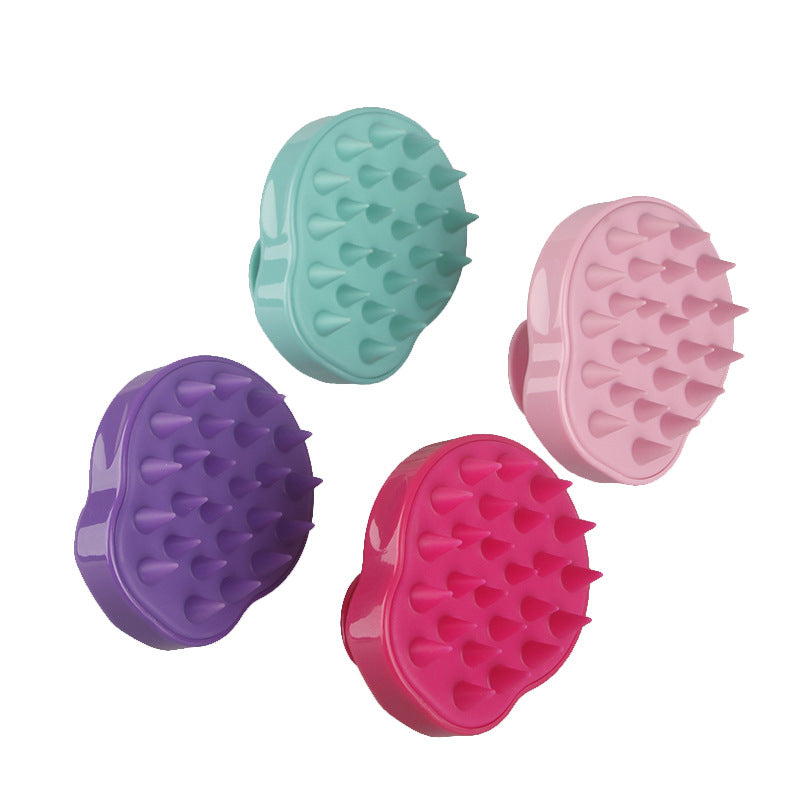 Hair silicone brush massage hair cleaning massage relax scalp for pet dog